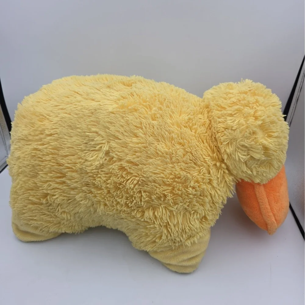 Rare Original 2009 Pillow Pet Duck Yellow Soft Plush Stuffed Animal